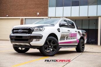 FORD RANGER AVALANCHE GLOSS BLACK MILLED ACCENTS
